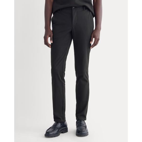 NWT Everlane Men's The Performance Chino Pant Uniform Slim Fit Black 38x30 - Picture 1 of 10